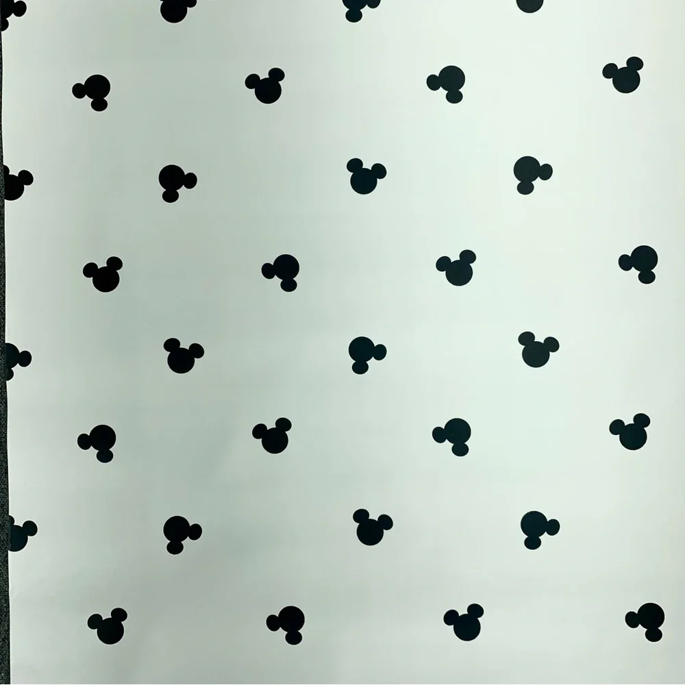 Vintage RARE Mickey Mouse Ears Wallpaper 20.5 Inches Wide X 32.8 feet Long.